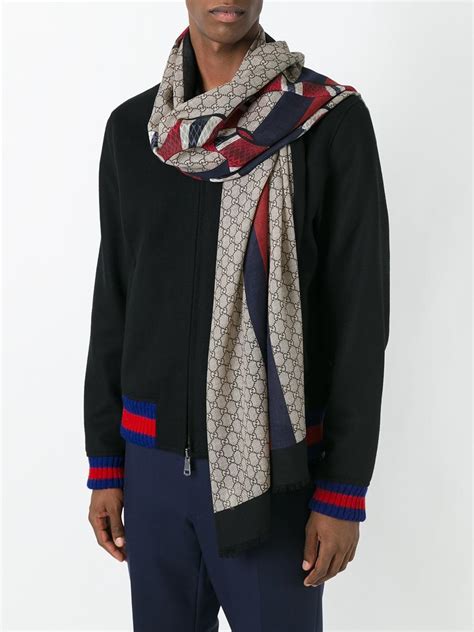 gucci snake scarf mens|Gucci snake scarf men.